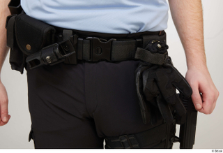  Photos Michael Summers Policeman A pose detail of uniform leg lower body revolver case 0001.jpg
